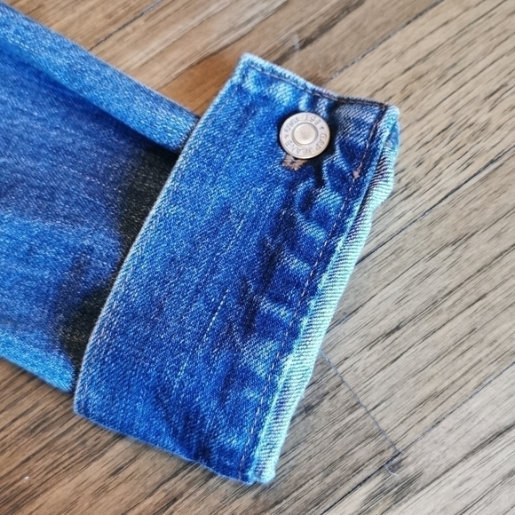 VINTAGE Gap Jean Jacket 100% Cotton XS - Picture 5 of 7